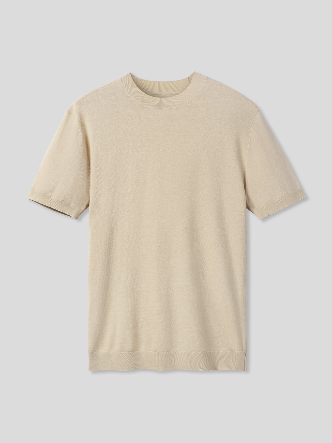 GentleKnit Short Sleeve Knitted T-Shirt