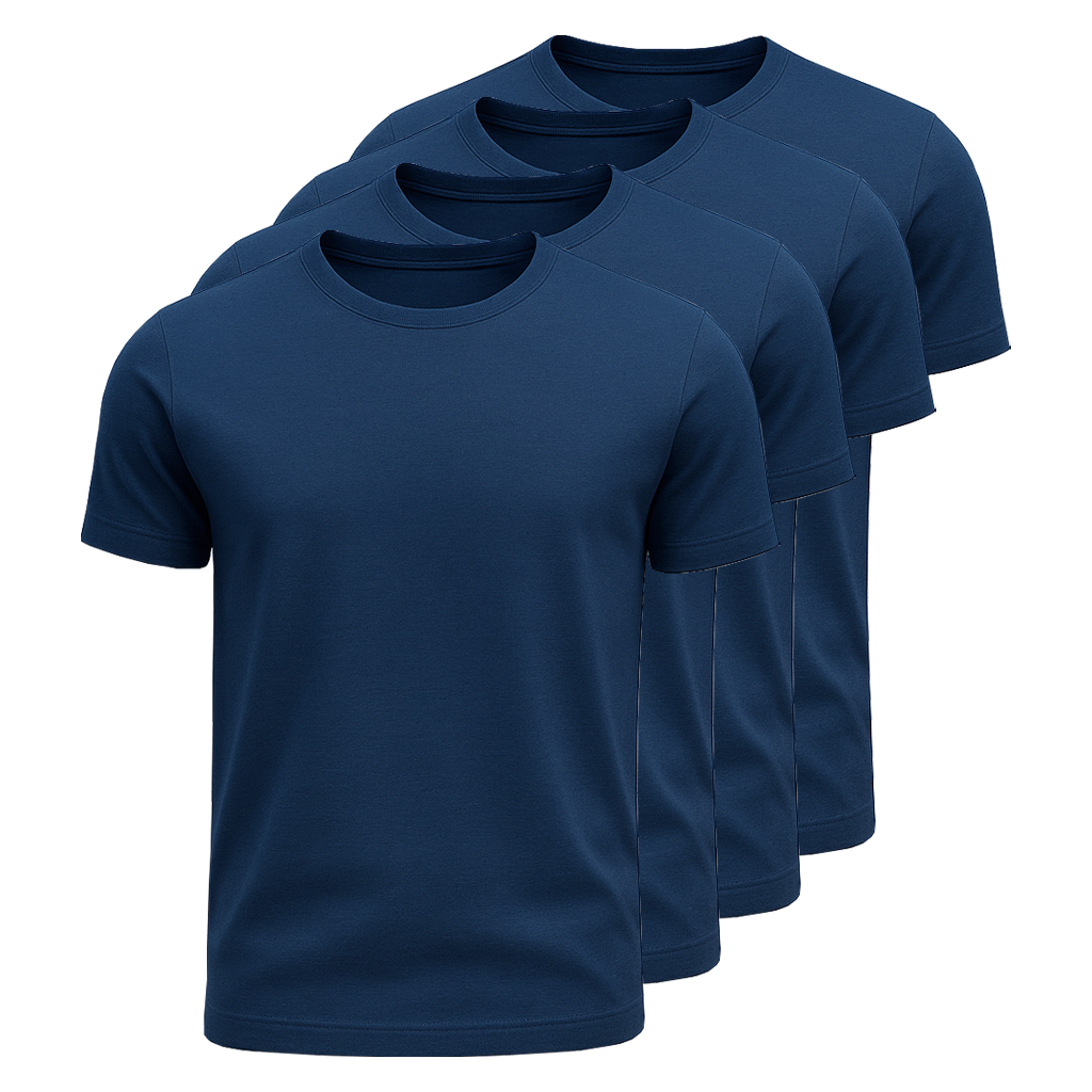 4-Pack 100% Cotton T-Shirts
