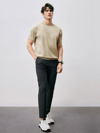 GentleKnit Short Sleeve Knitted T-Shirt