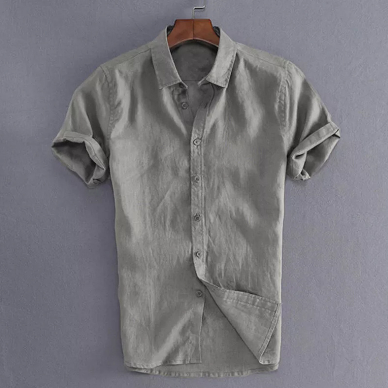 Short-sleeved beach shirt