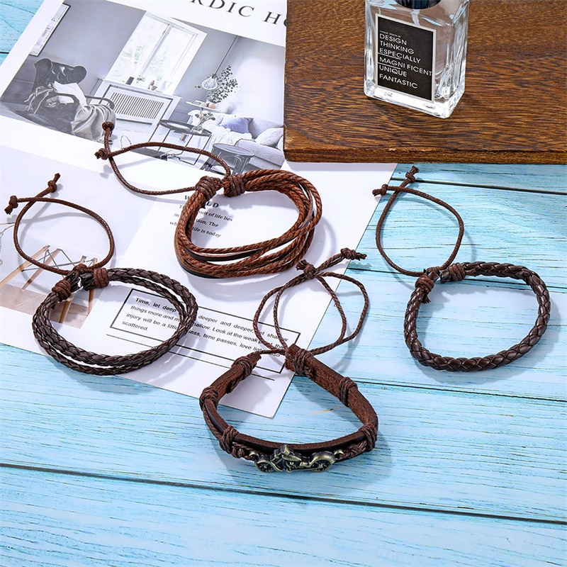 Leather Bracelet Sets