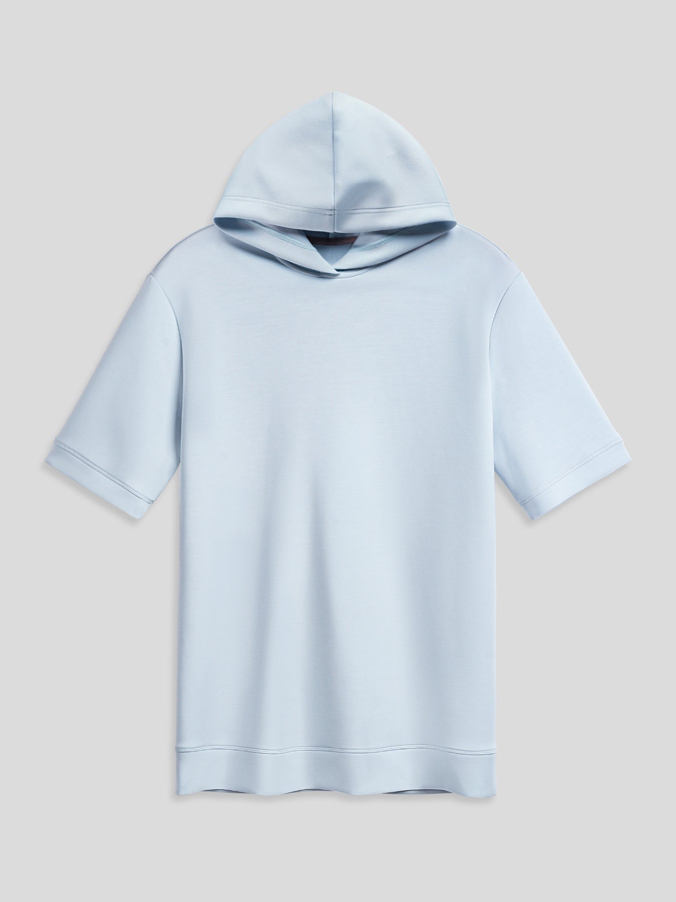 Modal Blend Short Sleeve Hoodie