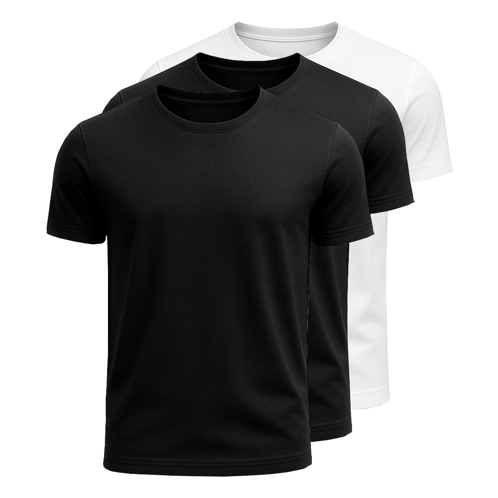 3-Pack Cotton T-Shirts