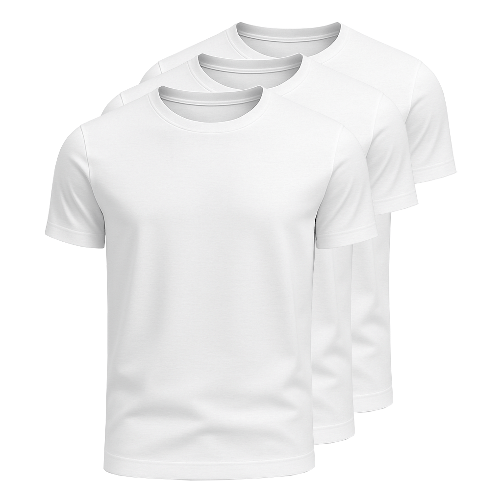 3-Pack Cotton T-Shirts