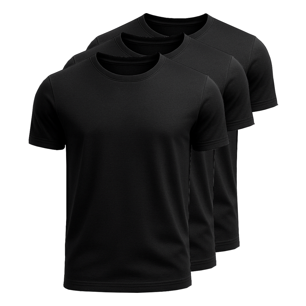 3-Pack Cotton T-Shirts
