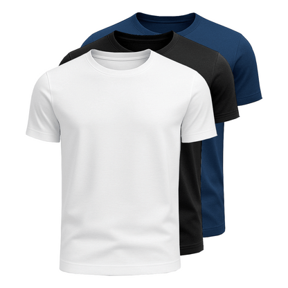 3-Pack Cotton T-Shirts