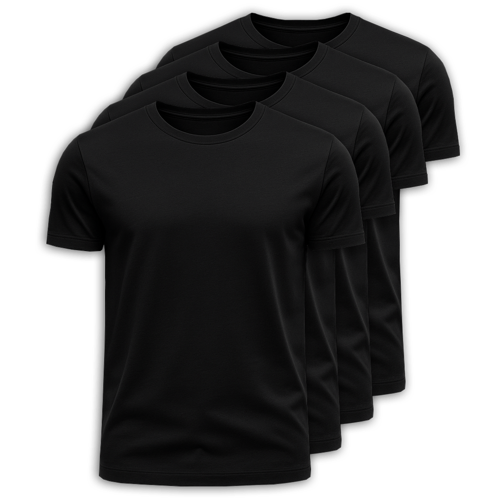 4-Pack 100% Cotton T-Shirts