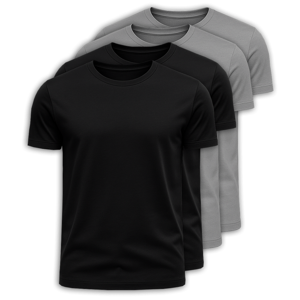 4-Pack 100% Cotton T-Shirts