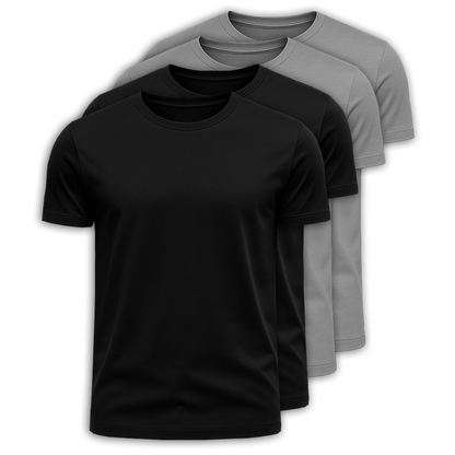 4-Pack 100% Cotton T-Shirts