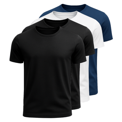 4-Pack 100% Cotton T-Shirts