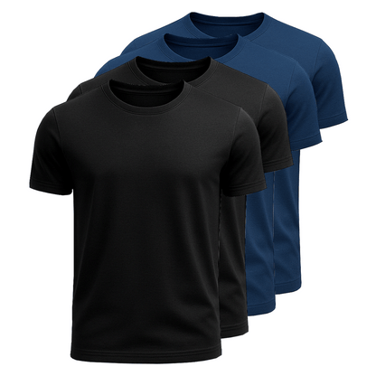 4-Pack 100% Cotton T-Shirts