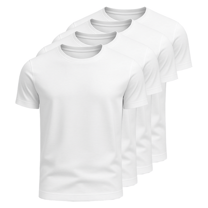 4-Pack 100% Cotton T-Shirts