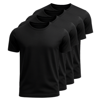 4-Pack 100% Cotton T-Shirts