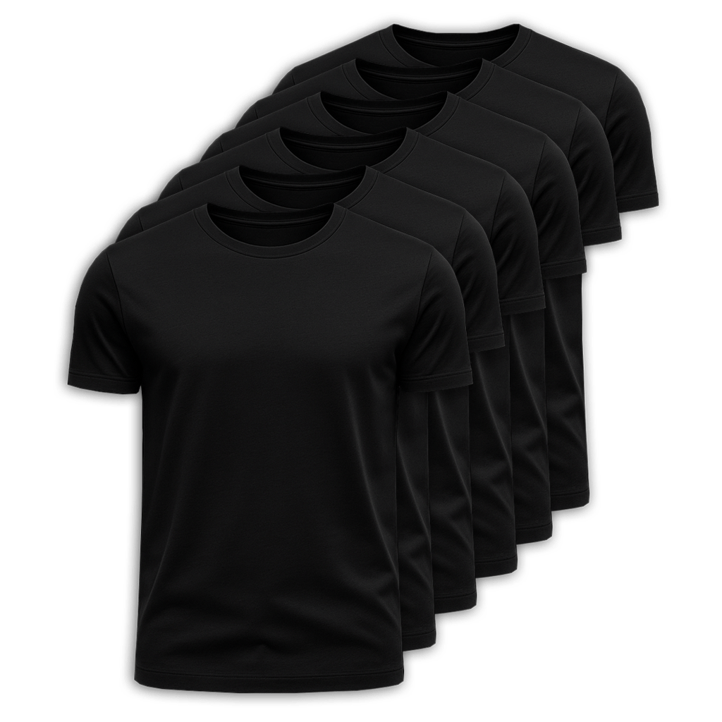 6-Pack 100% Cotton T-Shirts