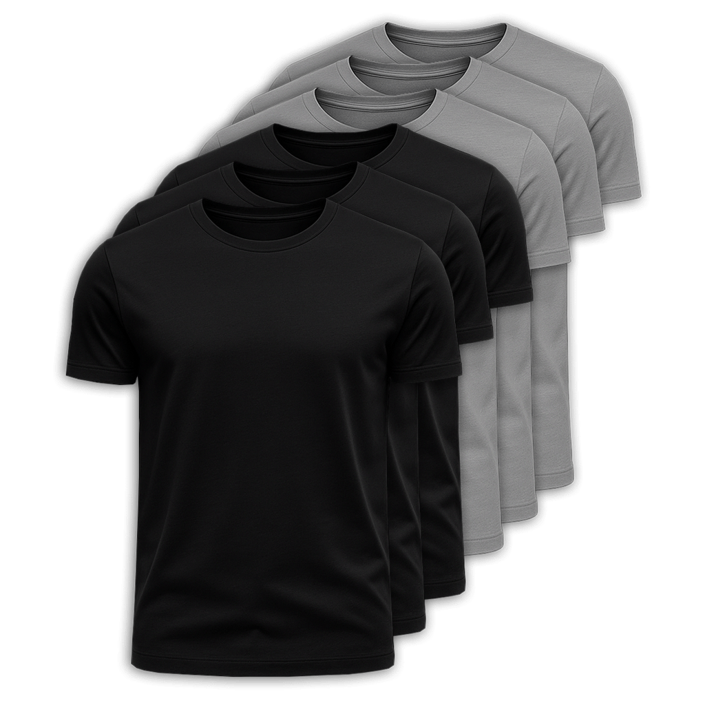 6-Pack 100% Cotton T-Shirts