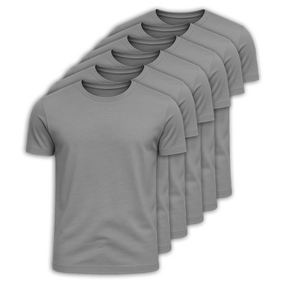 6-Pack 100% Cotton T-Shirts