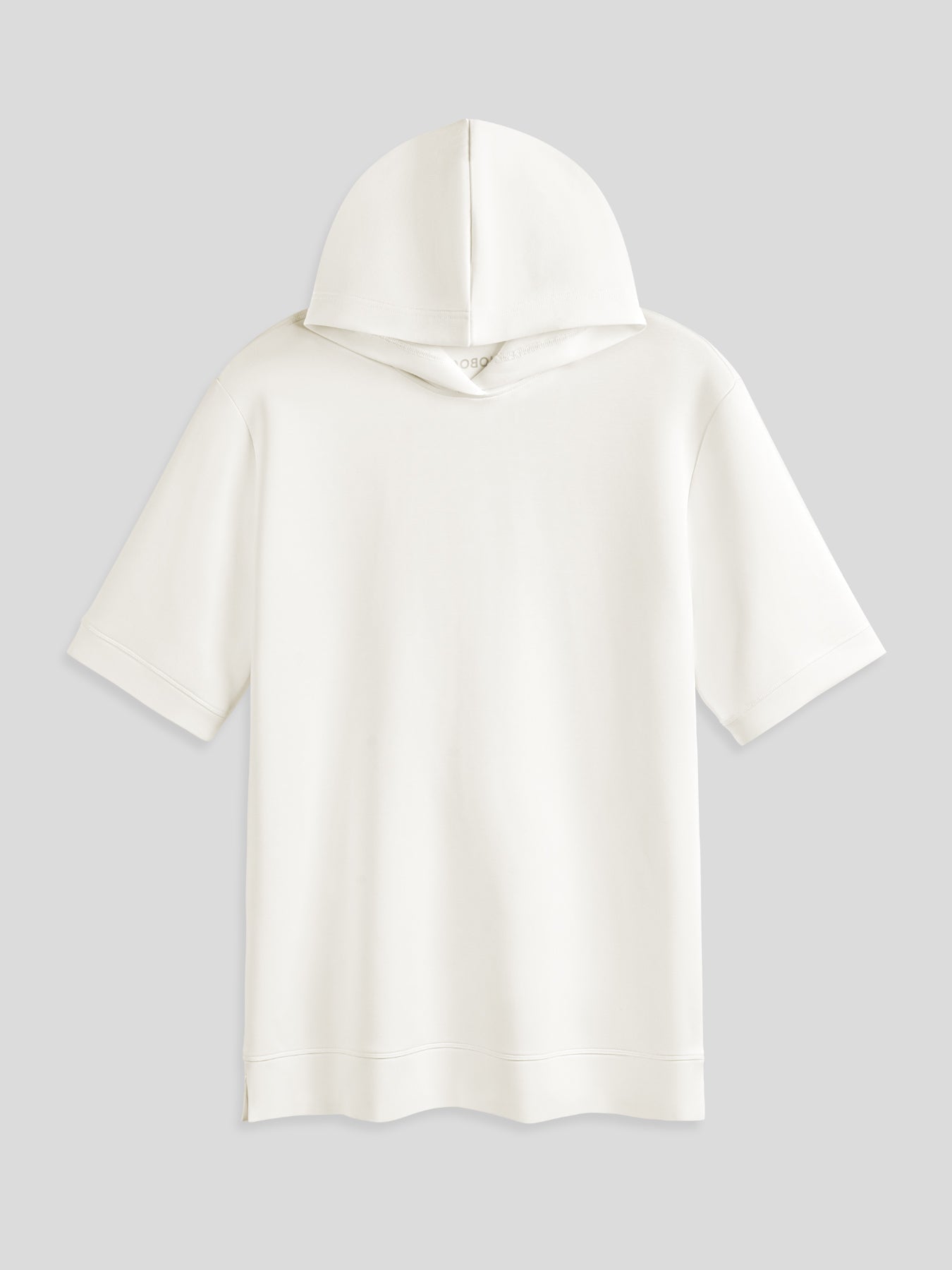 Modal Blend Short Sleeve Hoodie