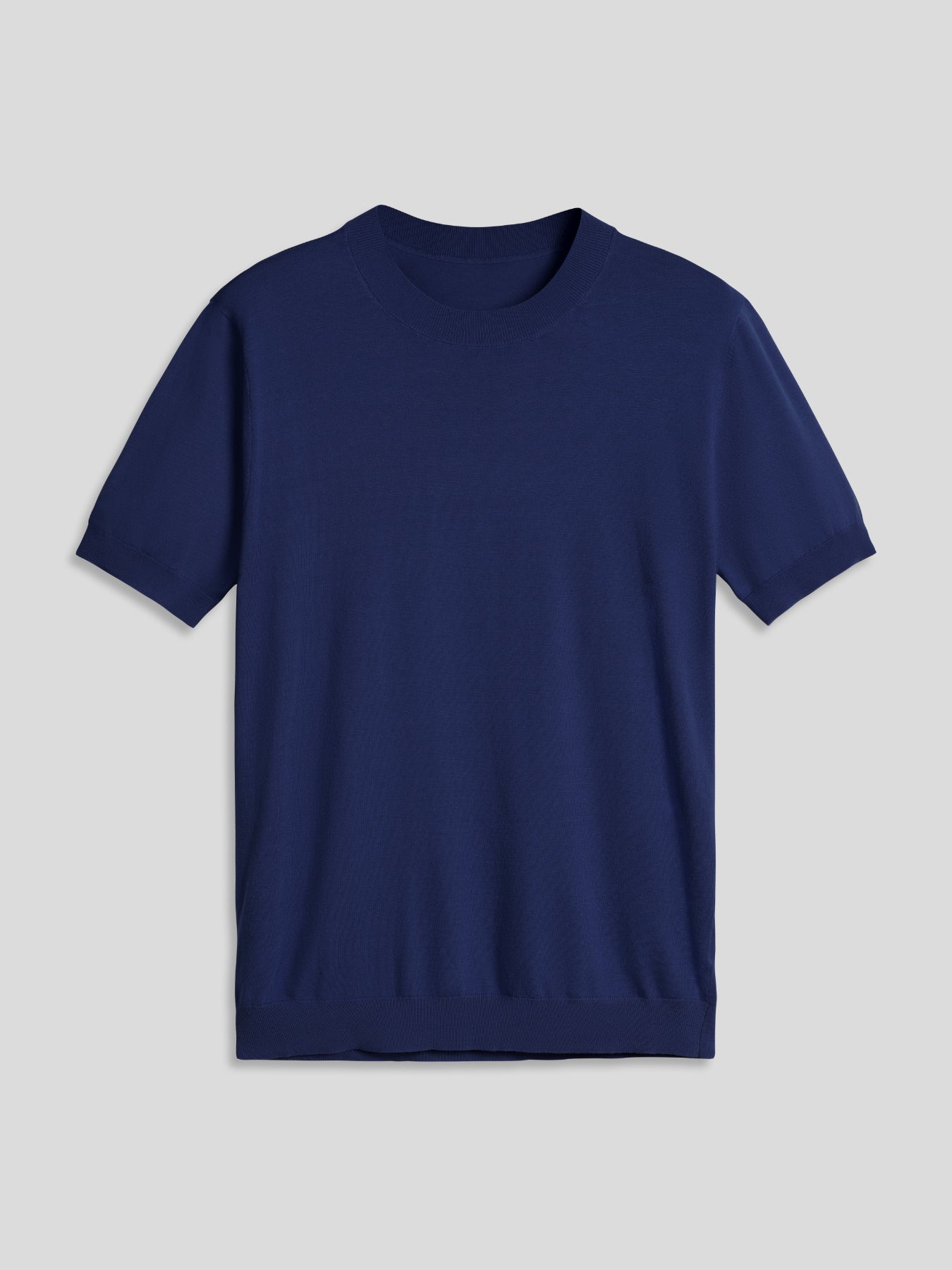 GentleKnit Short Sleeve Knitted T-Shirt